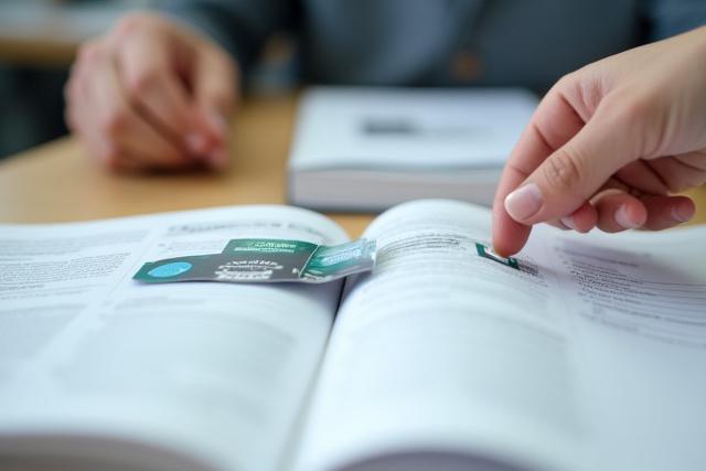 वारंटी कार्ड और उपकरण की एक छवि